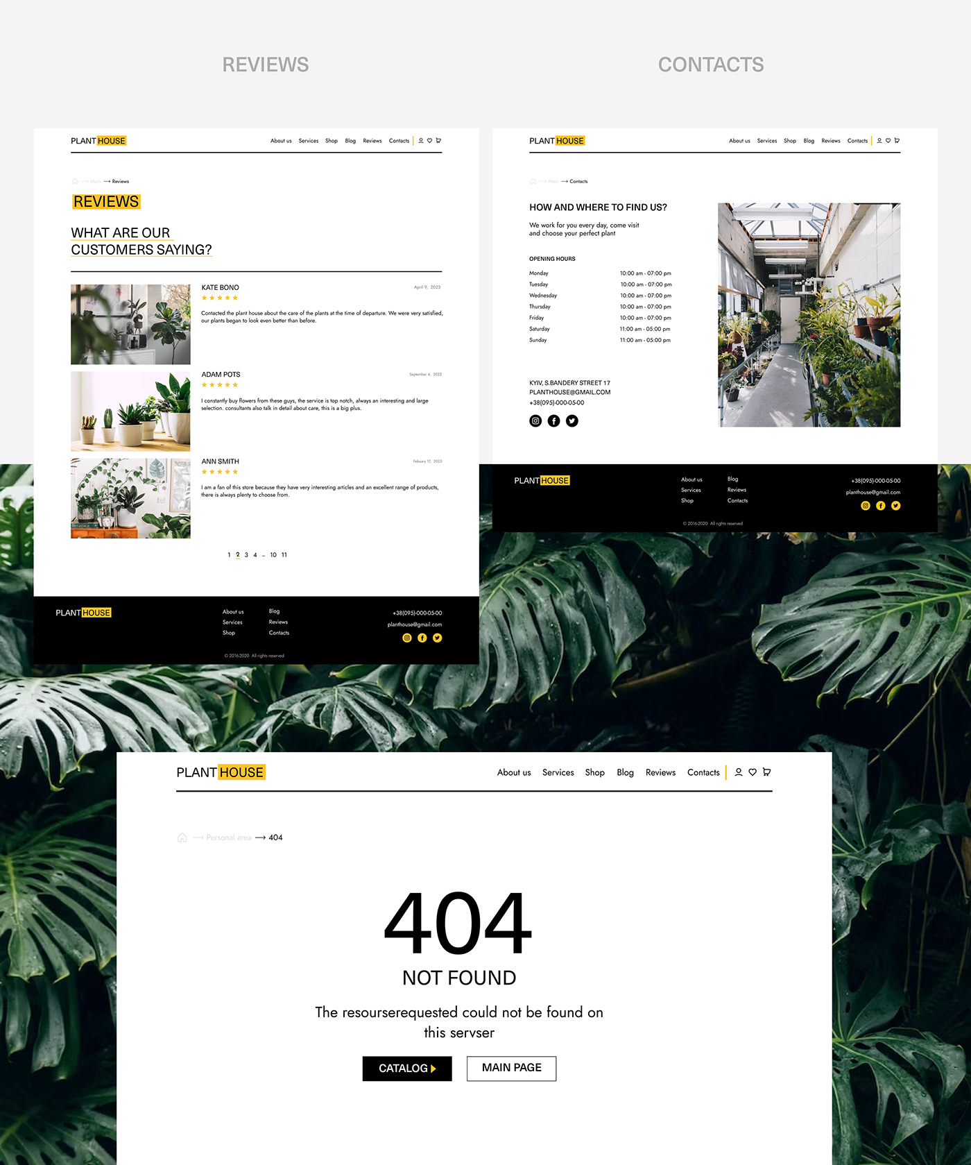 plants online store Figma UI/UX user experience Interface Website Ecommerce ecommerce website
