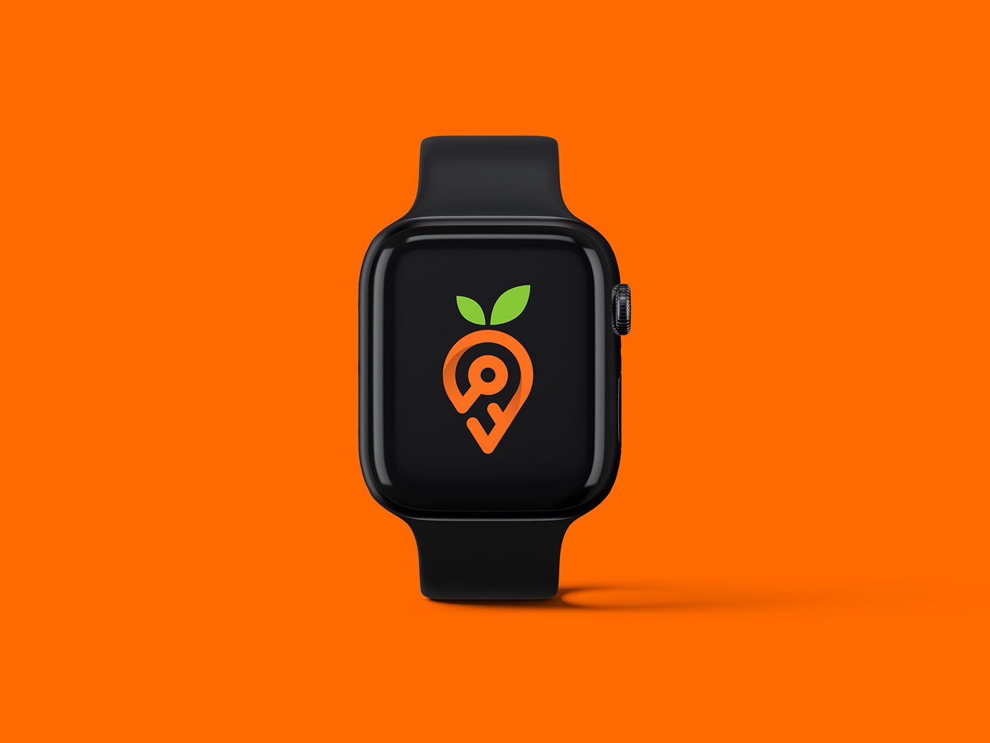 Carrot logo, fruit logo, Modern Logo, agriculture logo, fresh logo, Garden Logo, vegetable logo, Bra