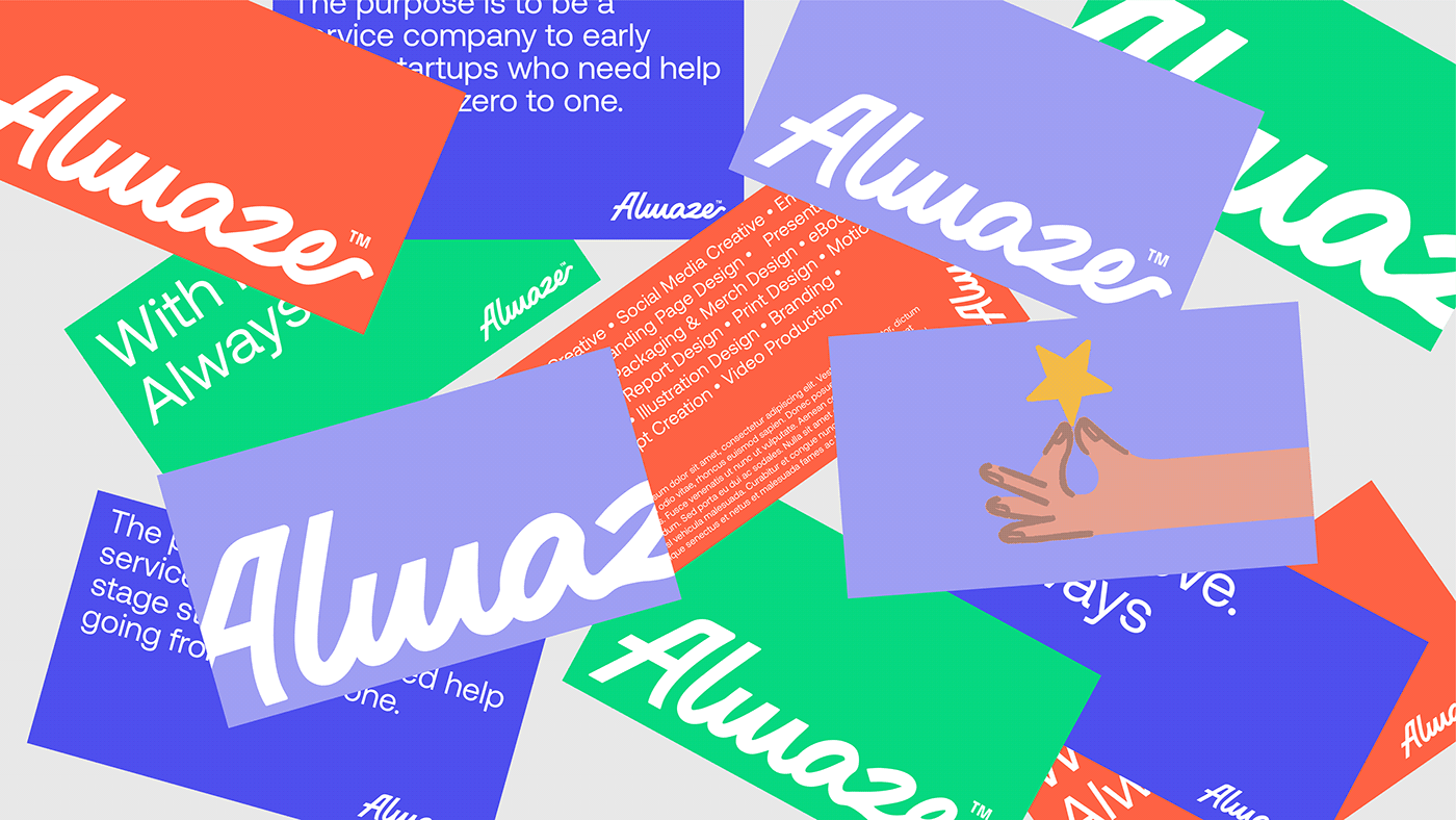 Alwaze color Costa Rica debut design identity Jorge Espinoza logo studio