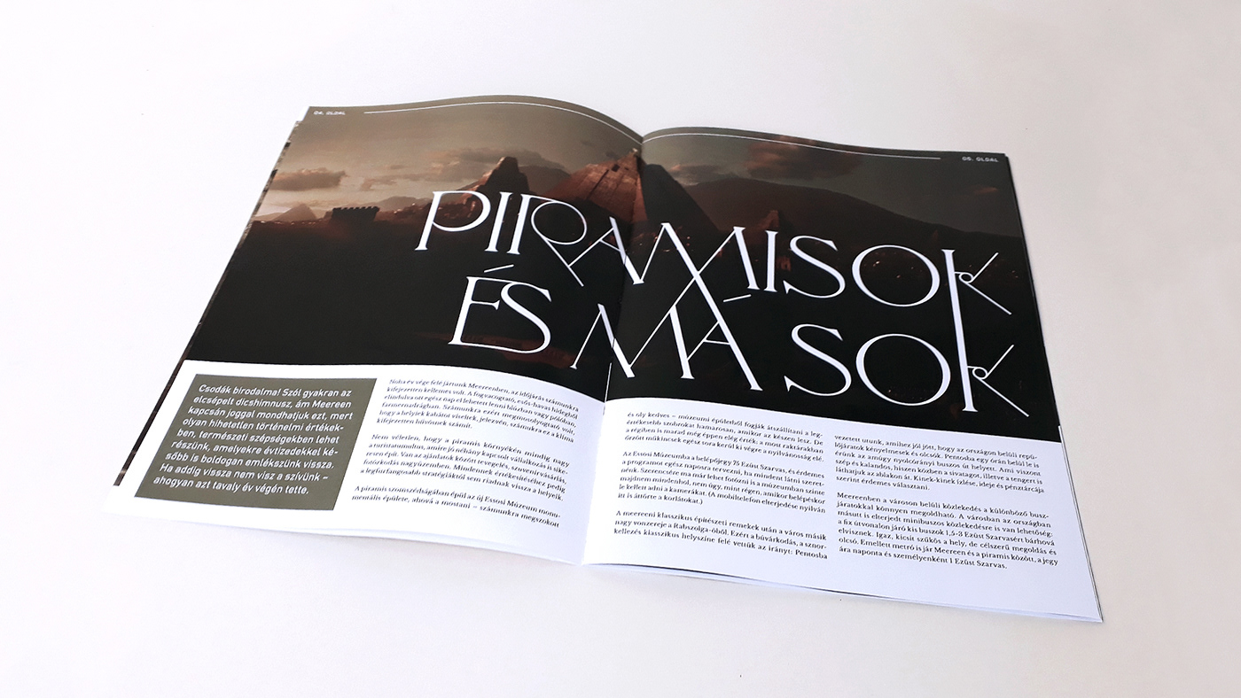 magazine graphic design  typography   Zine  Layout Layout Design fantasy Travel Travel Magazine fictional magazine