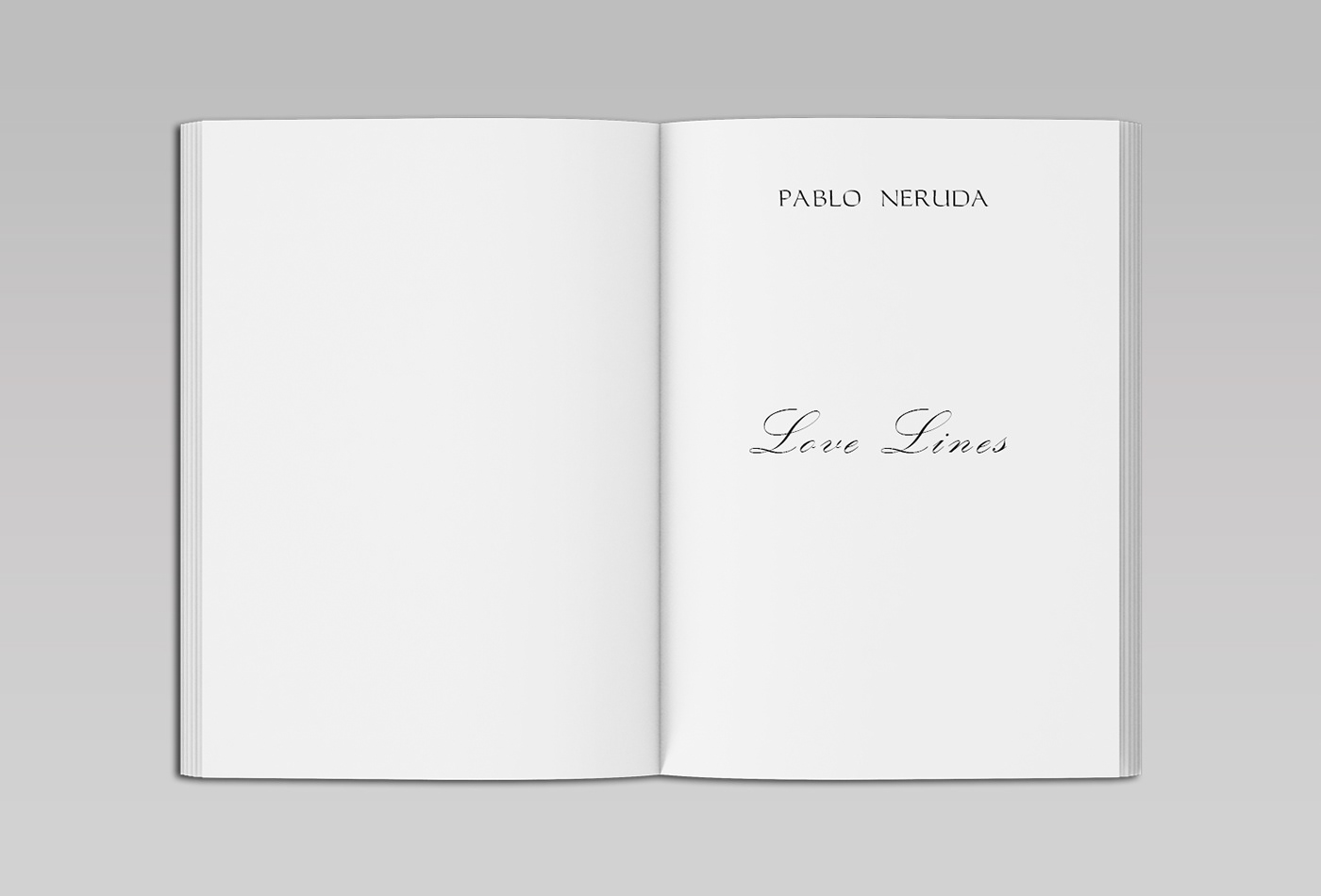 book graphic design  ILLUSTRATION  Love pablo neruda poem