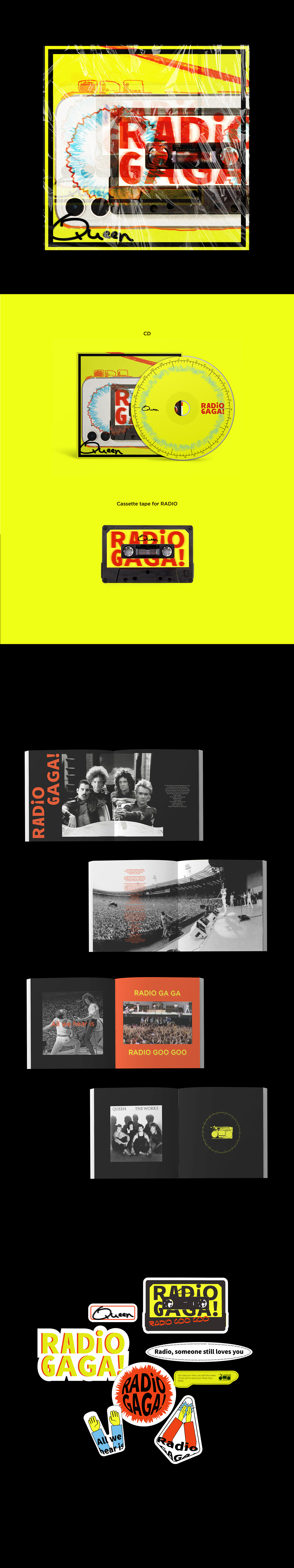 album cover Album design CD packaging Conceptdesign graphic design  queen