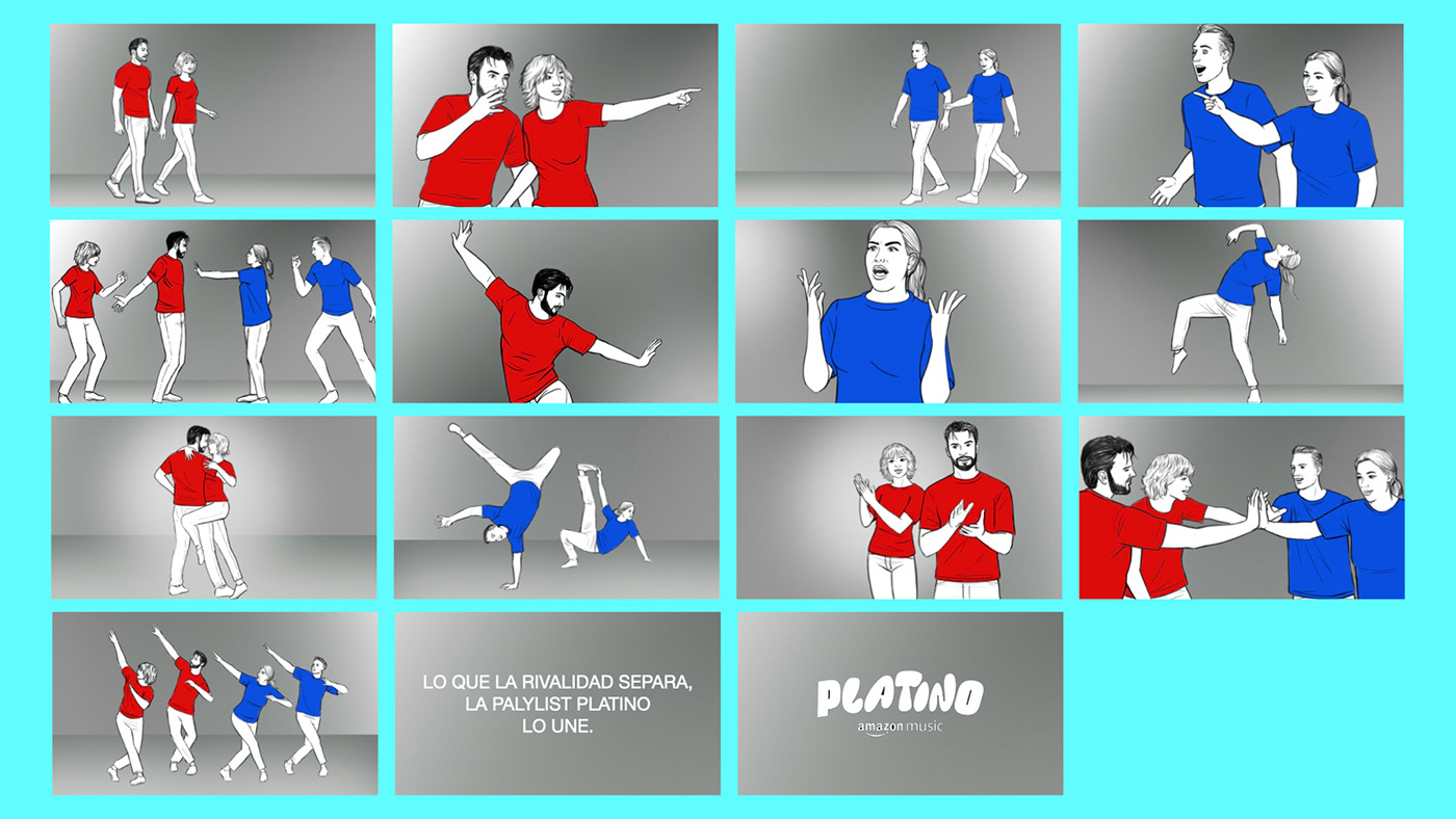 music video rotoscopy animation  Advertising  ads battle dance