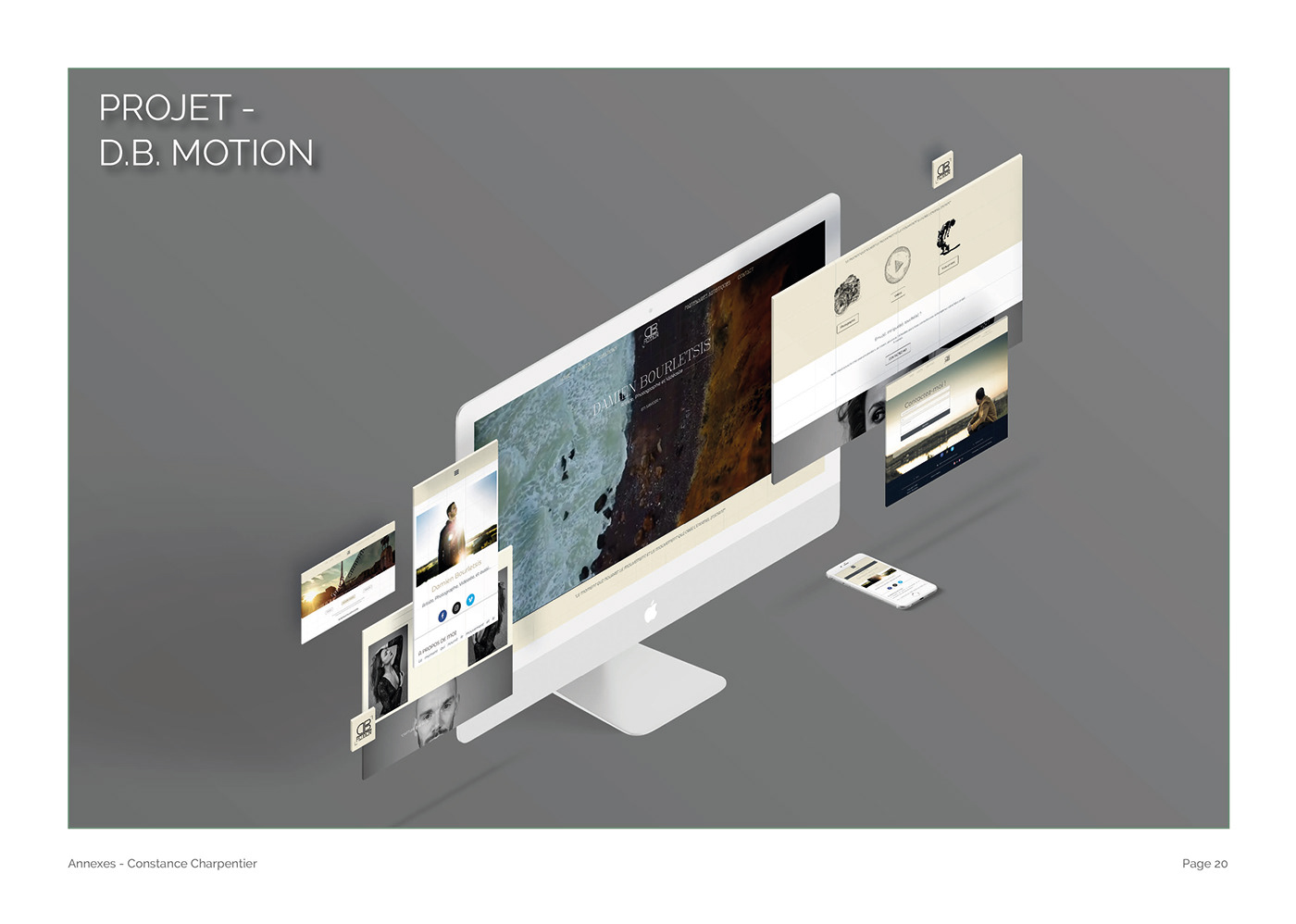 Reconversion designer web graphic design  Website