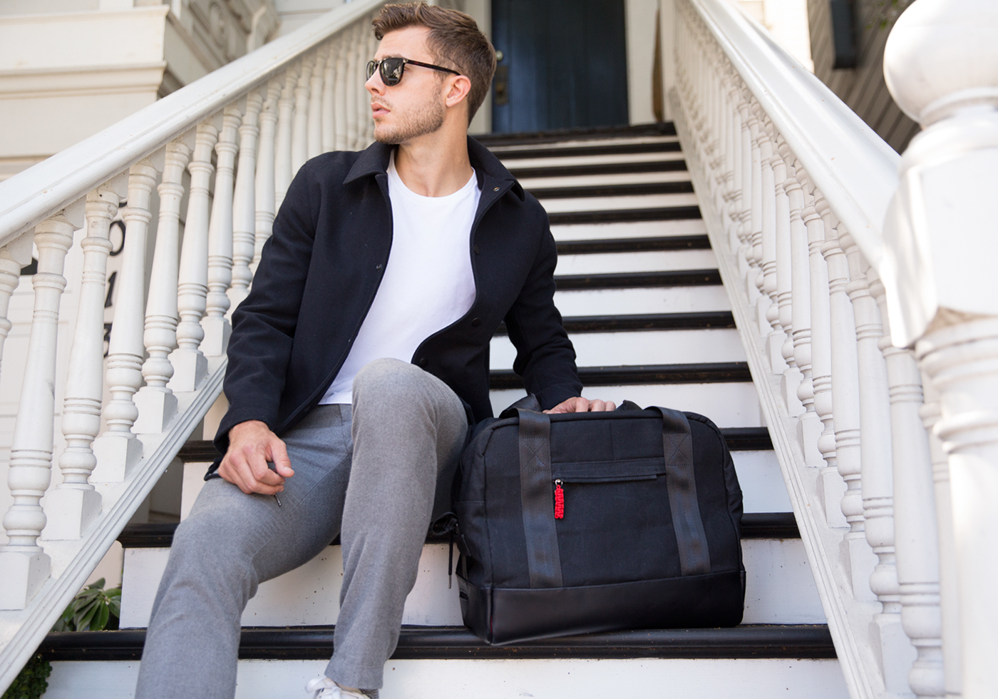 bags Weekender softgoods leather duffel bag Ink Studios Fraser kit luggage Fraserkitco colinjackson