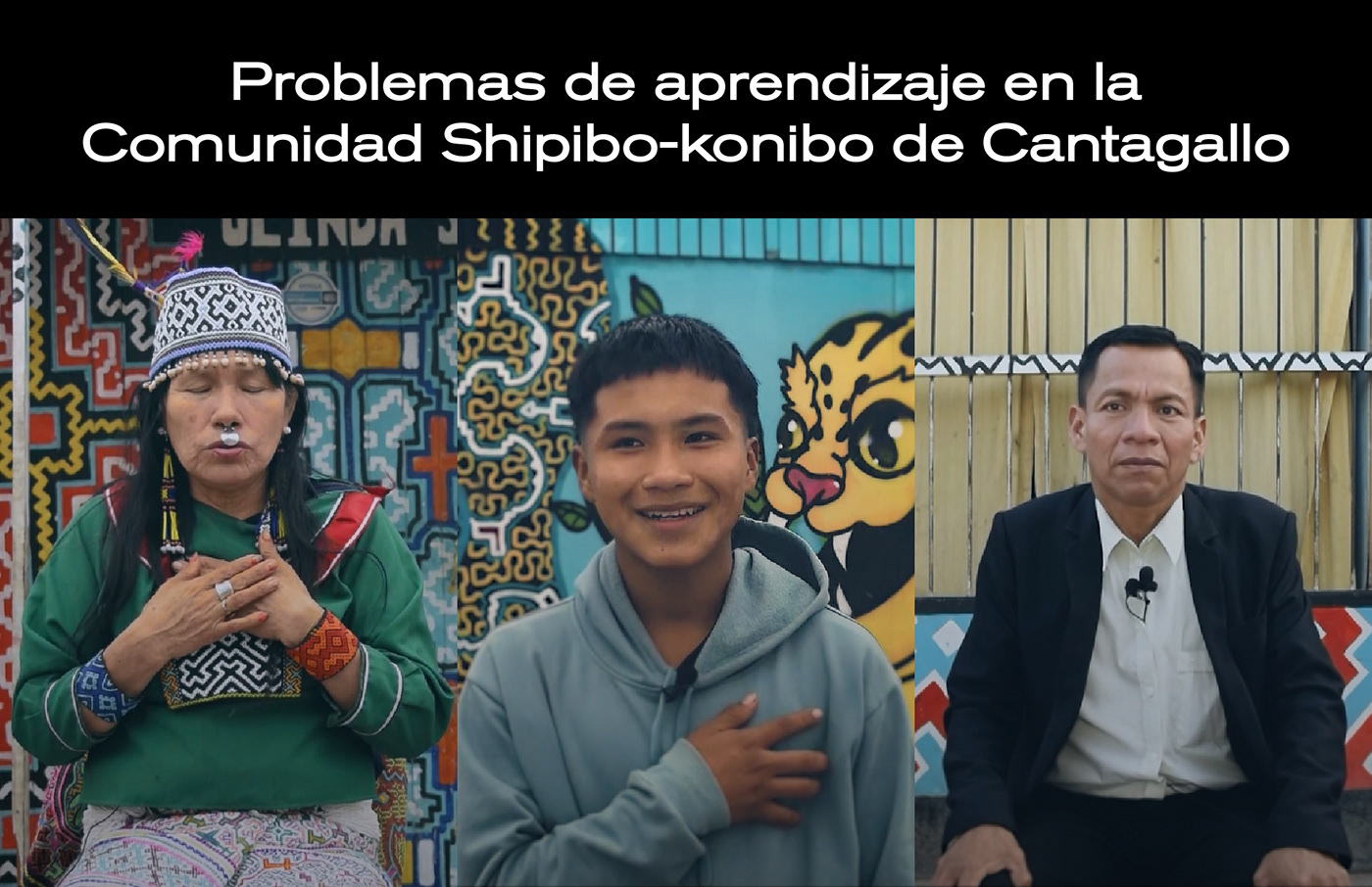 audiovisual comunidad lima peru Reportaje Shipibo Konibo