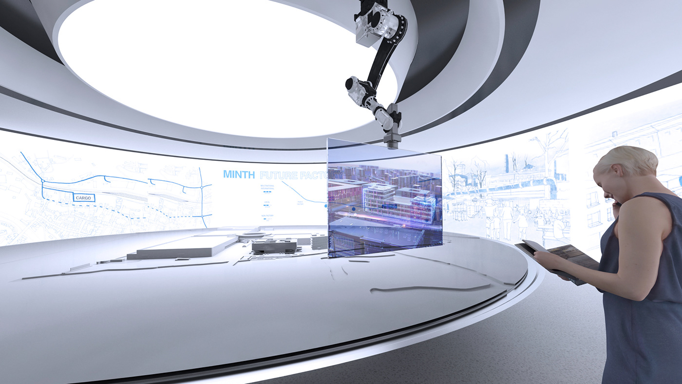 3D 3dmax architecture design Display Exhibition  Interior interior design  Render vray