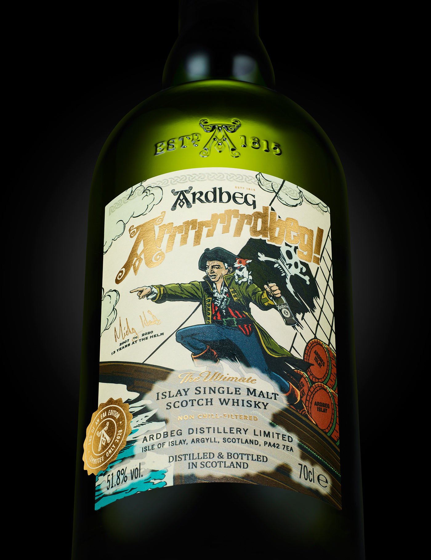 Ardbeg edinburgh limited edition pirates scotch Whisky
