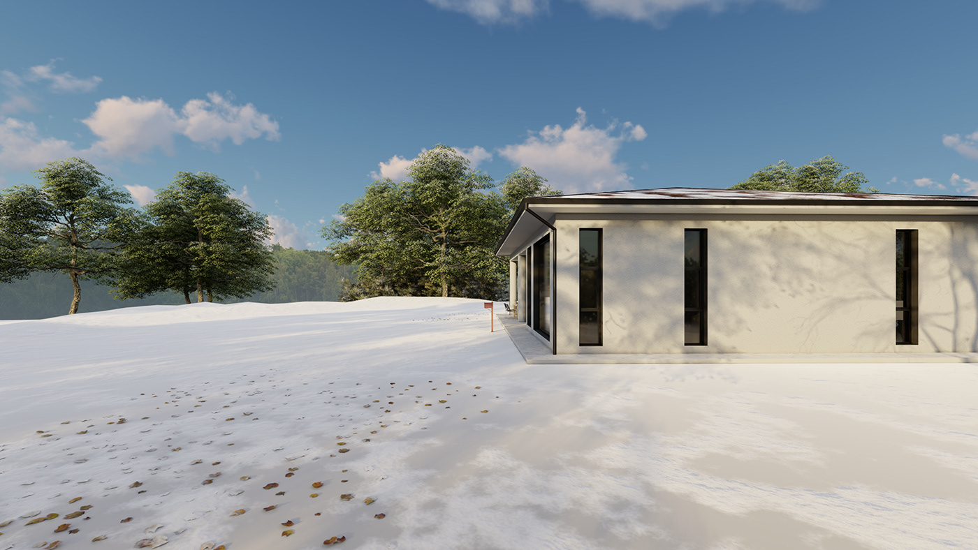 3D architecture archviz arquitectura lumion minimalist ranch Render revit visualization