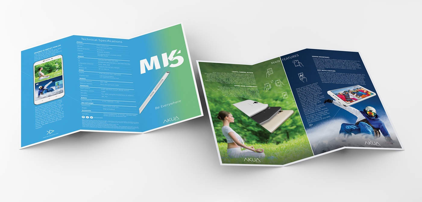 design smartphone print brochure lifestyle