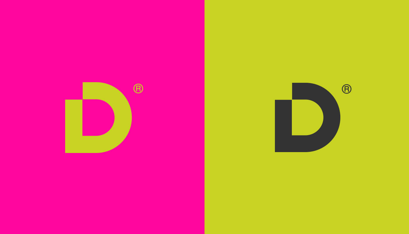 idsign industrial design studio mook brand pink color letter logo