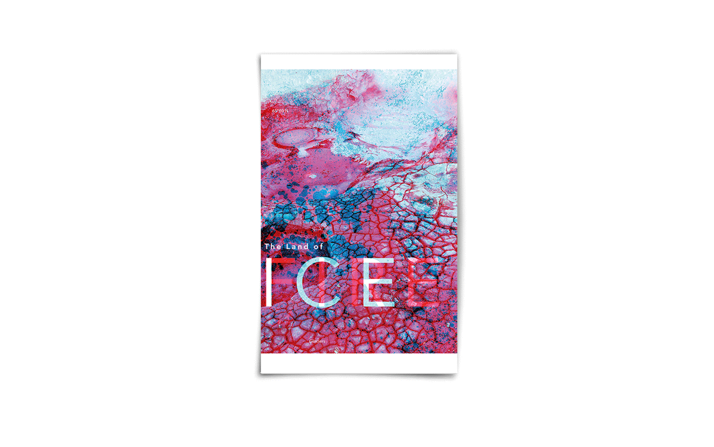 iceland The_Land_of_Fire The_Land_of_Ice 3D red cyan mini-brochure desolate limitless Nature ice fire Island The_Interchanging_Island Put_Me_in_the_Freezer