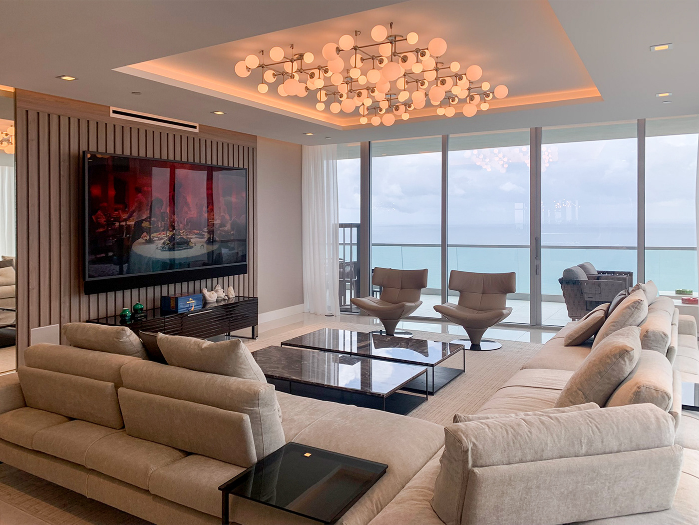 Beach house Custom furniture interior design  lighting living room Masterbedroom  Modern Design