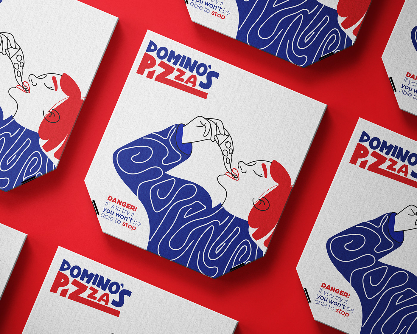 brand identity dominos pizza Logo Design marca Packaging Pizza pizza logo rebranding Restaurant Branding visual identity