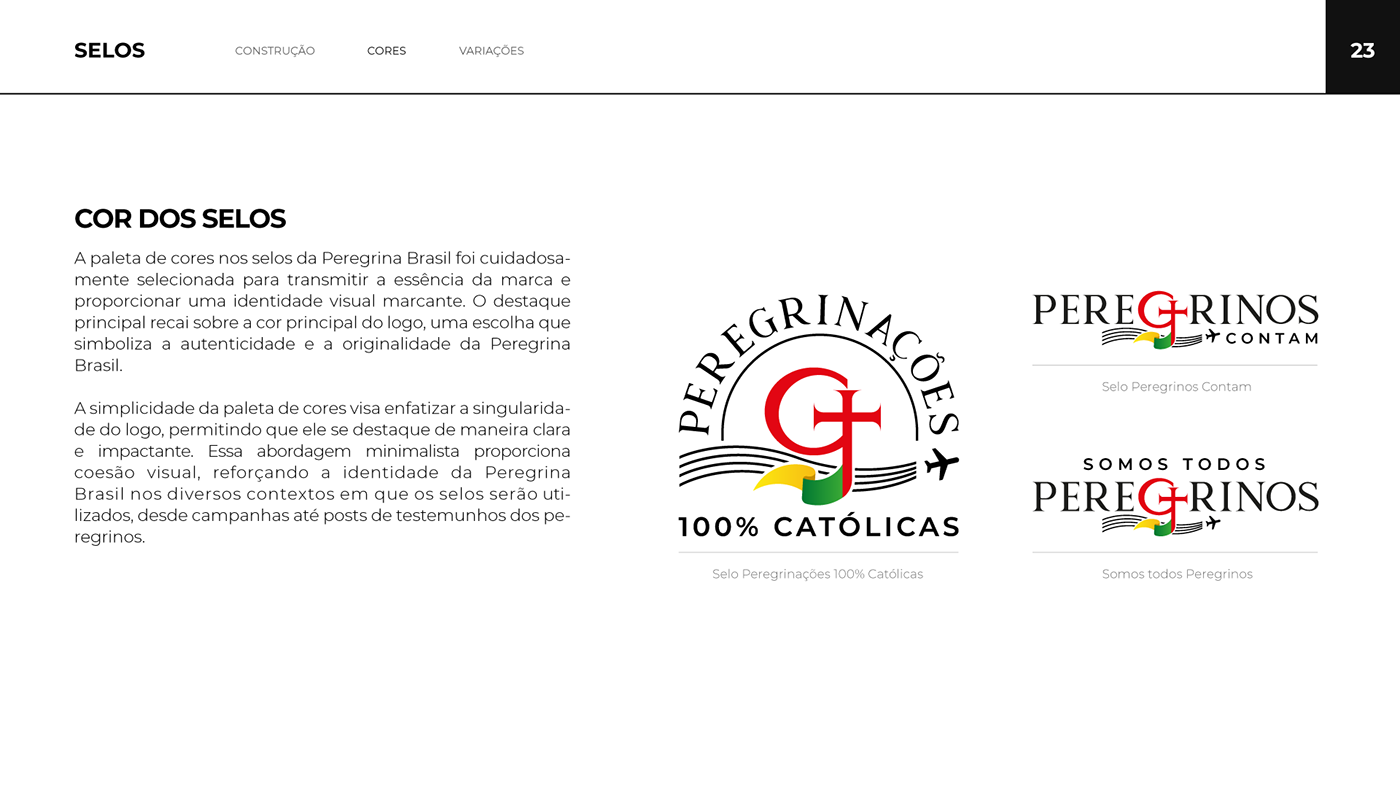 viagem Turismo religioso design gráfico designer identidade visual rebranding católico jesus