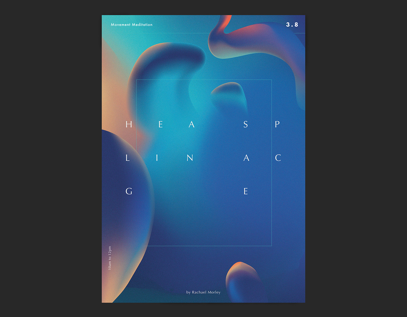 poster typography   type design Layout gradient colour vector graphicdesign posterdesign