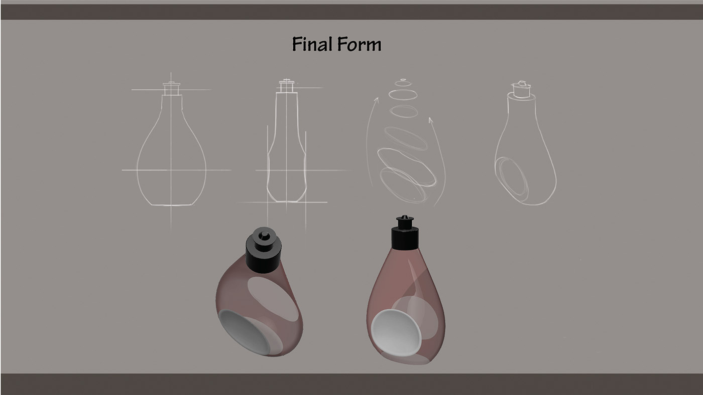 Form bottle Transition product