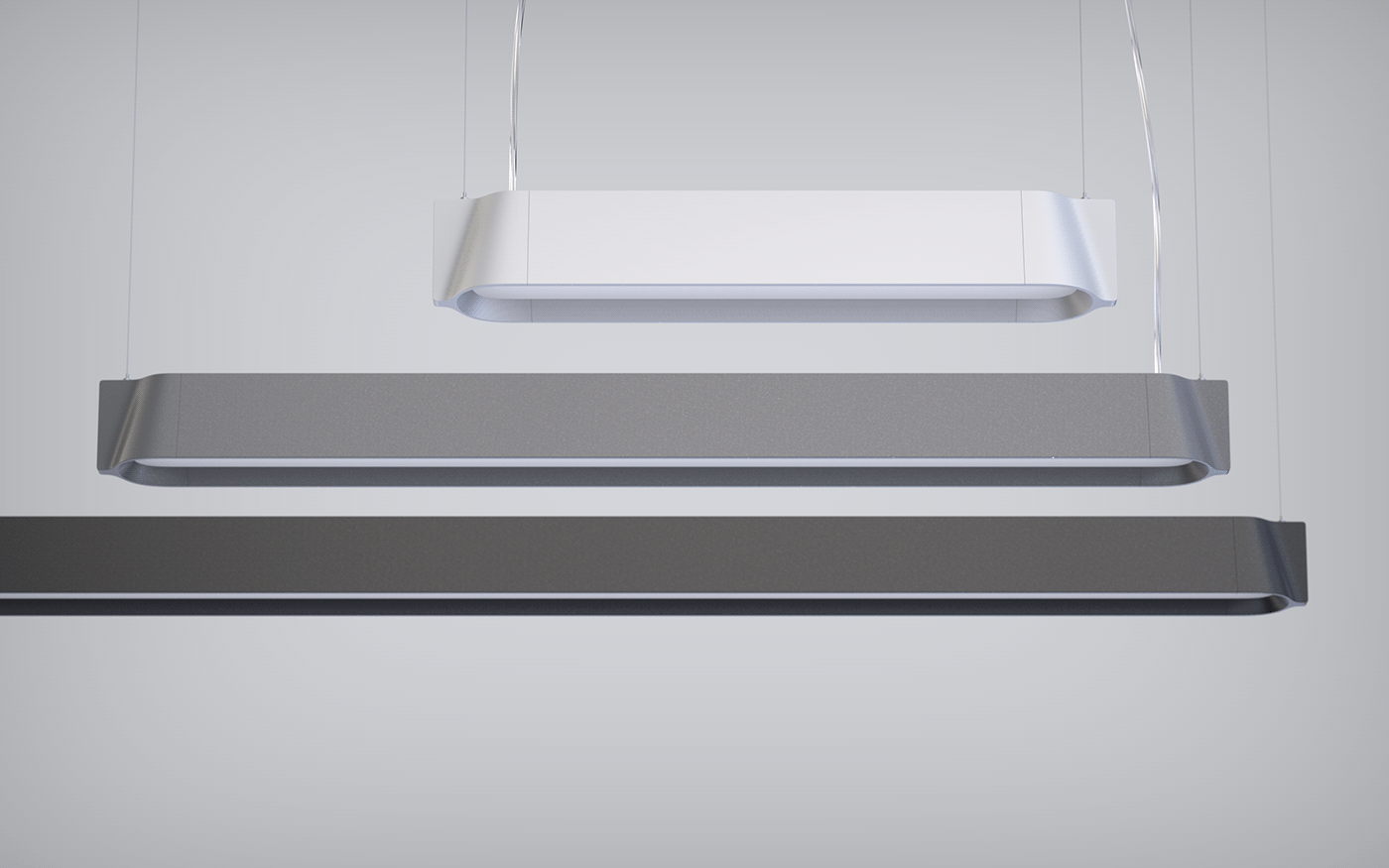 aluminum profile Fixture light linear modular selecta Office Interior led