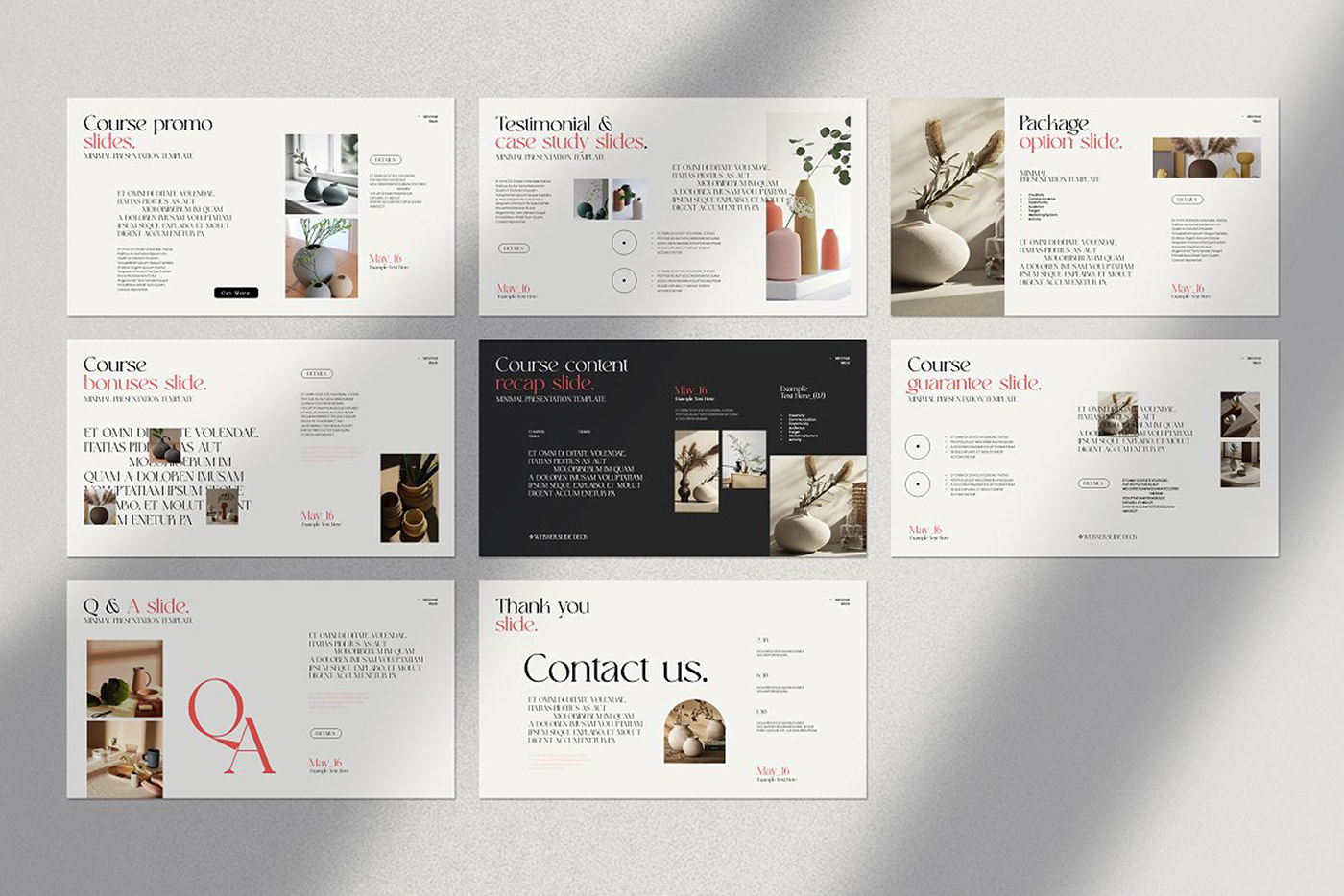 webinar slide deck presentation Brand Presentation portfolio Brand Guideline content course creator blogger Brand Design