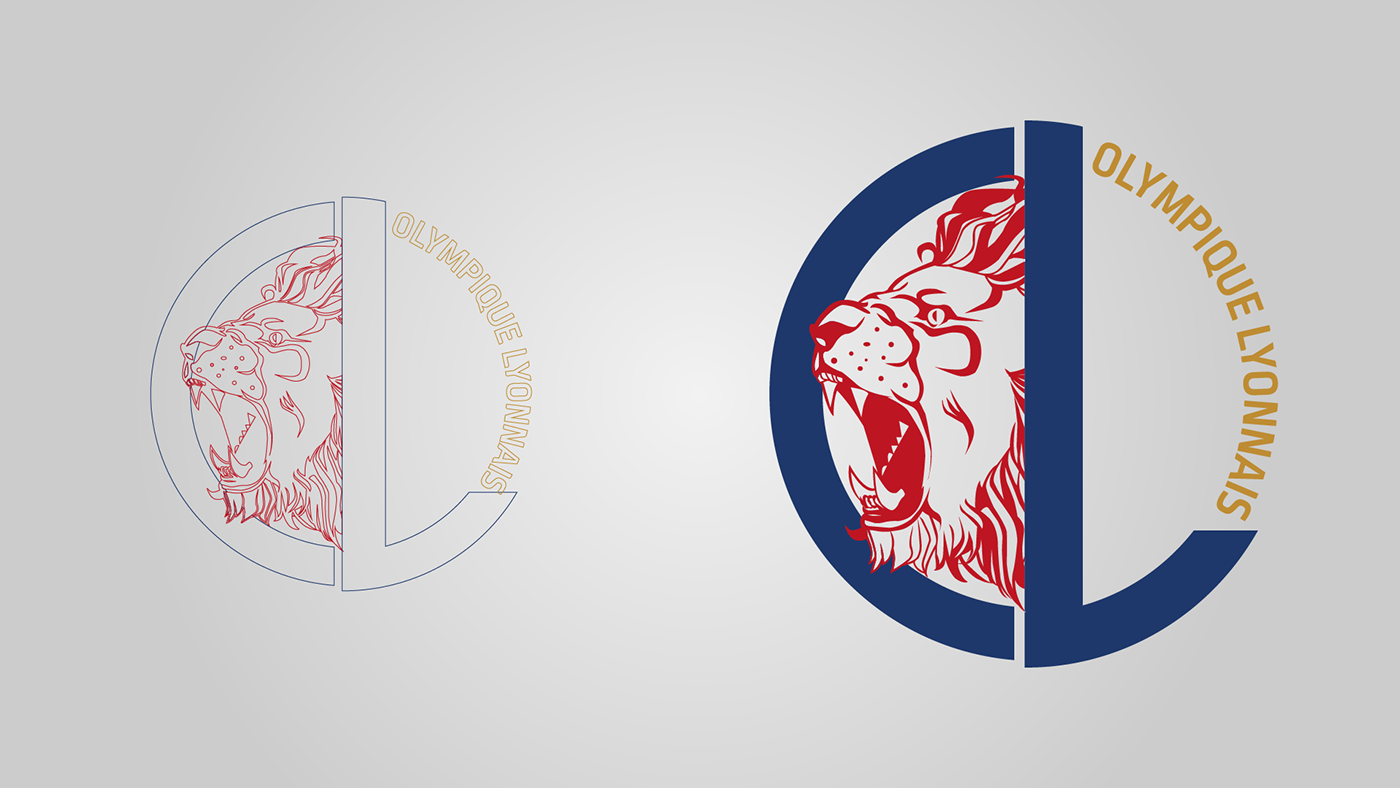 design football jersey Olympique Lyonnais rebranding sports