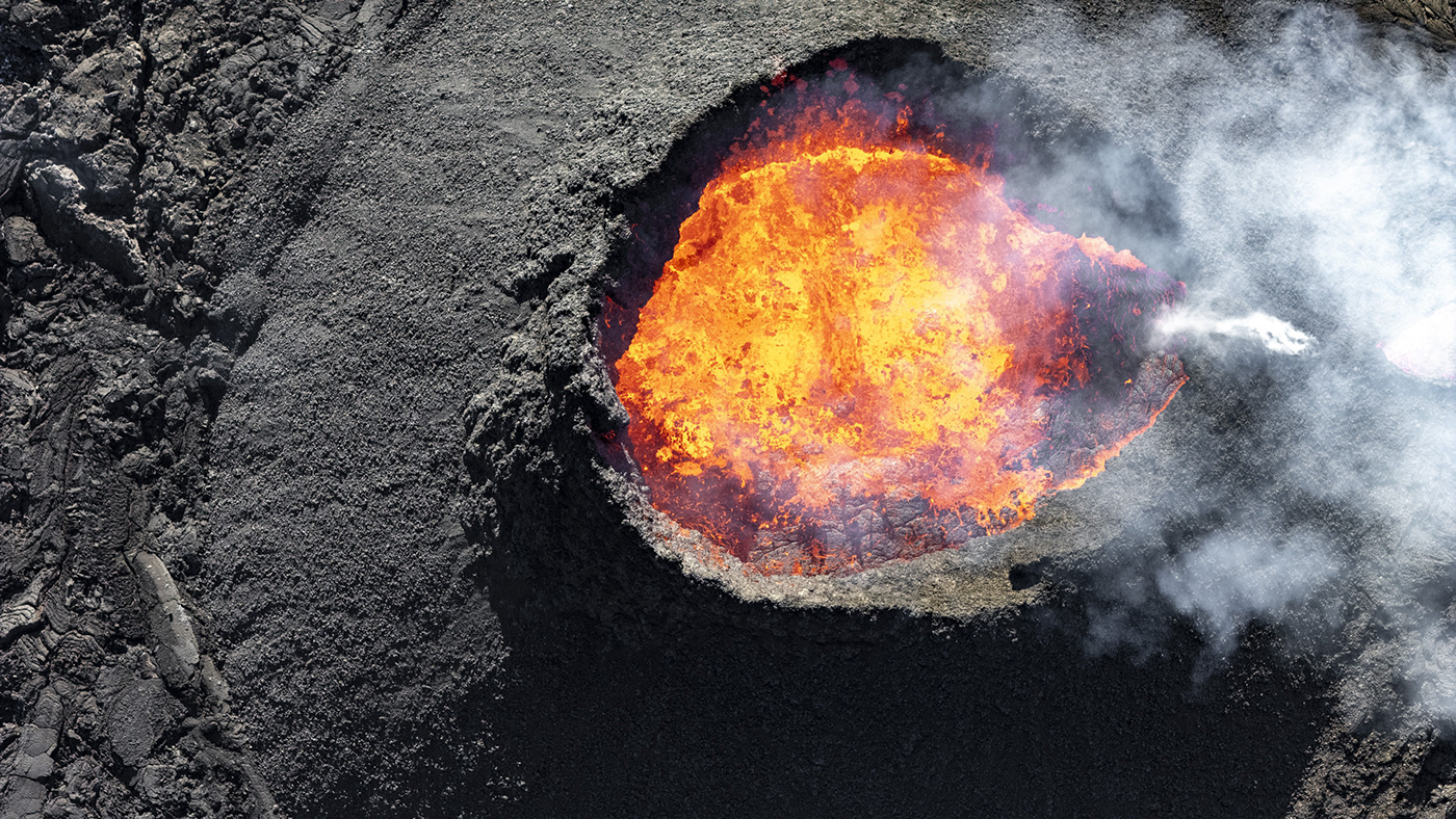 volcano лава magma eruption iceland Landscape Nature Photography 