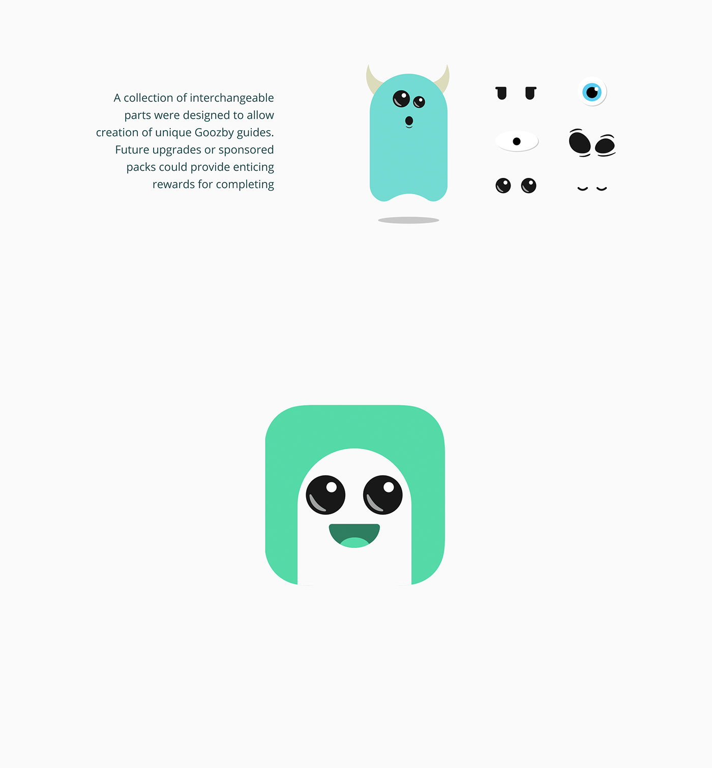 UI ux goozby ethical tech app mobile Mobile app product design  Character design  ILLUSTRATION 