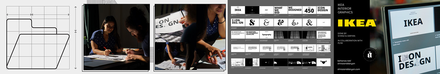 icon design  ikea ILLUSTRATION  inspiration Interior Graphics navigation Place Branding typography   typography design typography guideline