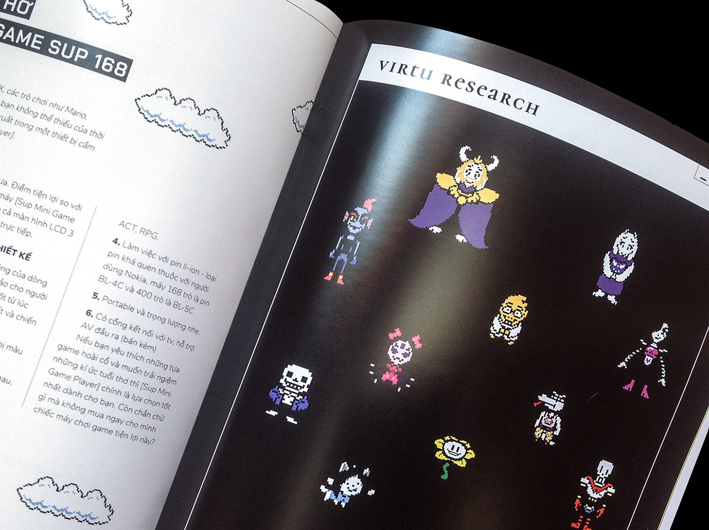 game magazine editorial Layout Death Stranding undertale