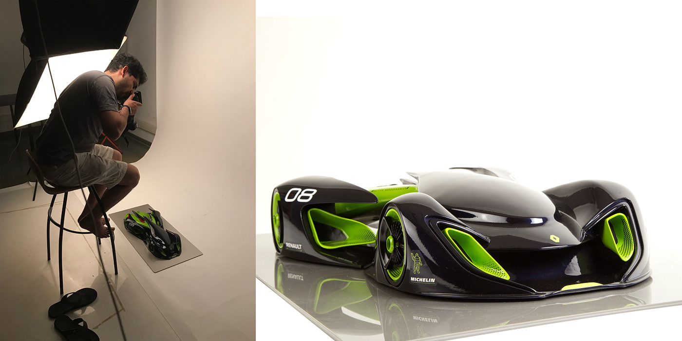 renault Automotive design car design future car sports car photoshoot 3d print hyper car design