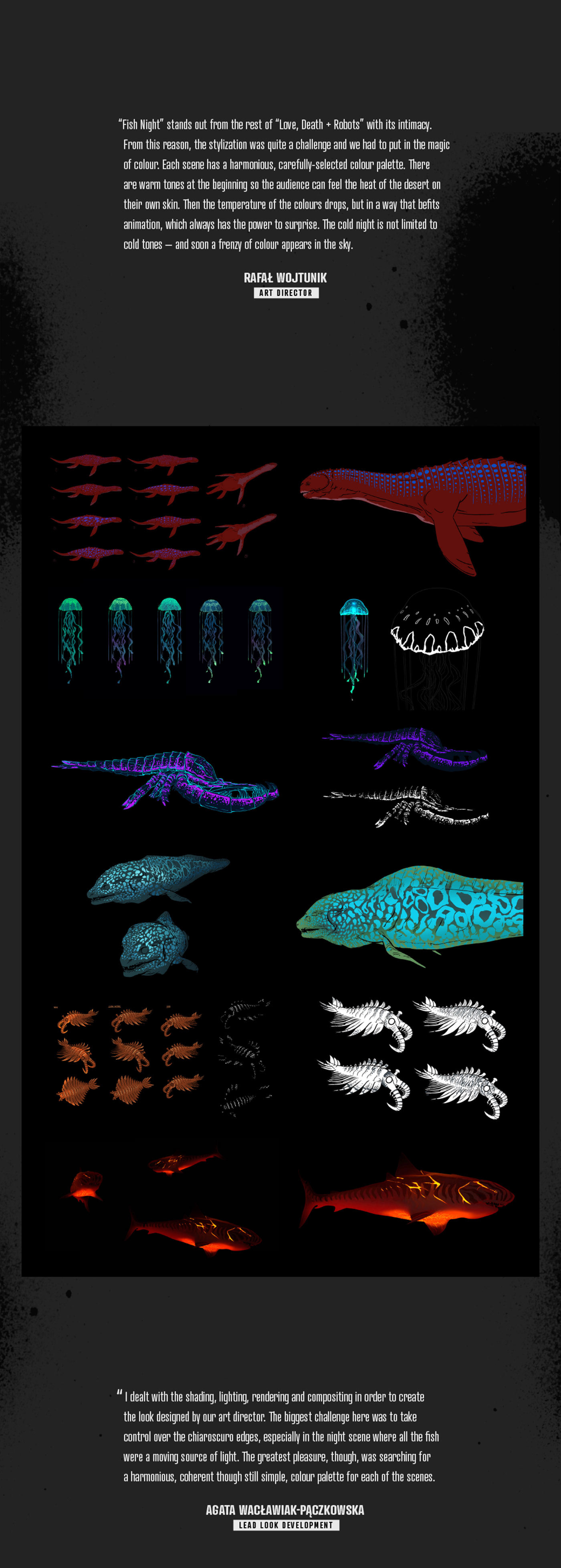 animation  color digital ink fish night Netflix platige image tv series