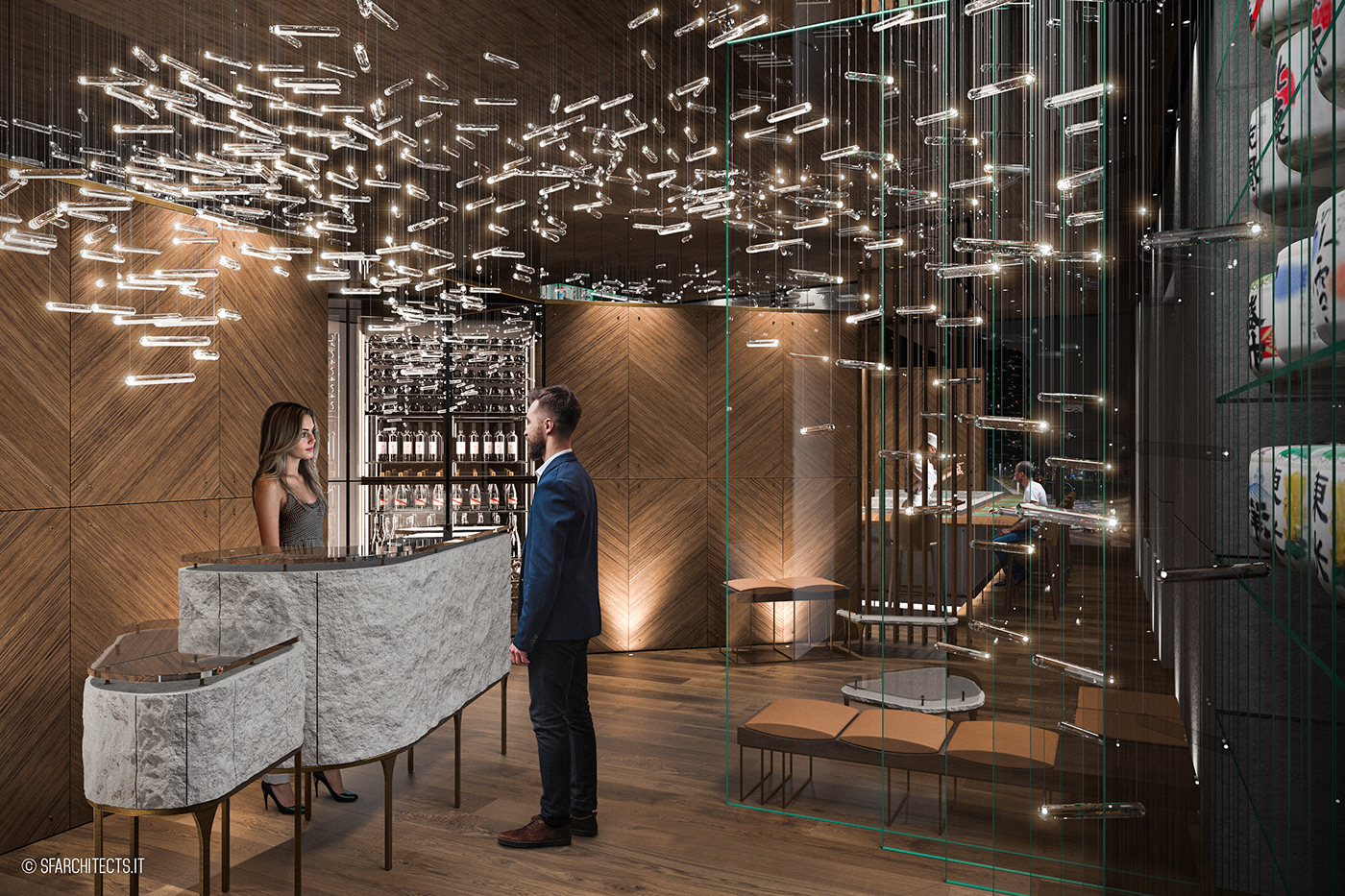 3D 3dvisualization architecture archviz CGI interiordesign luxury Render restaurant visualization