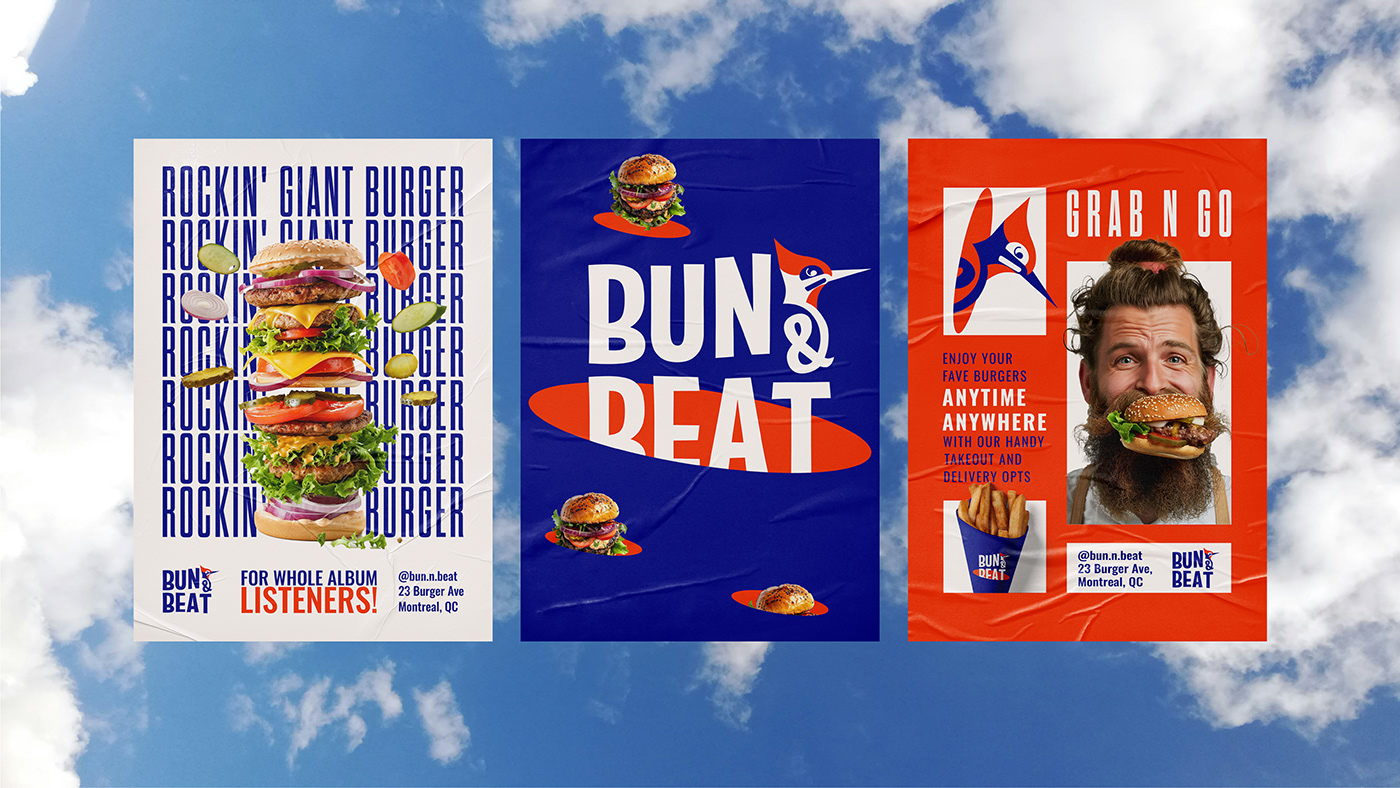 Logo Design brand identity burger Food  Fast food Socialmedia Graphic Designer adobe illustrator branding  Advertising 