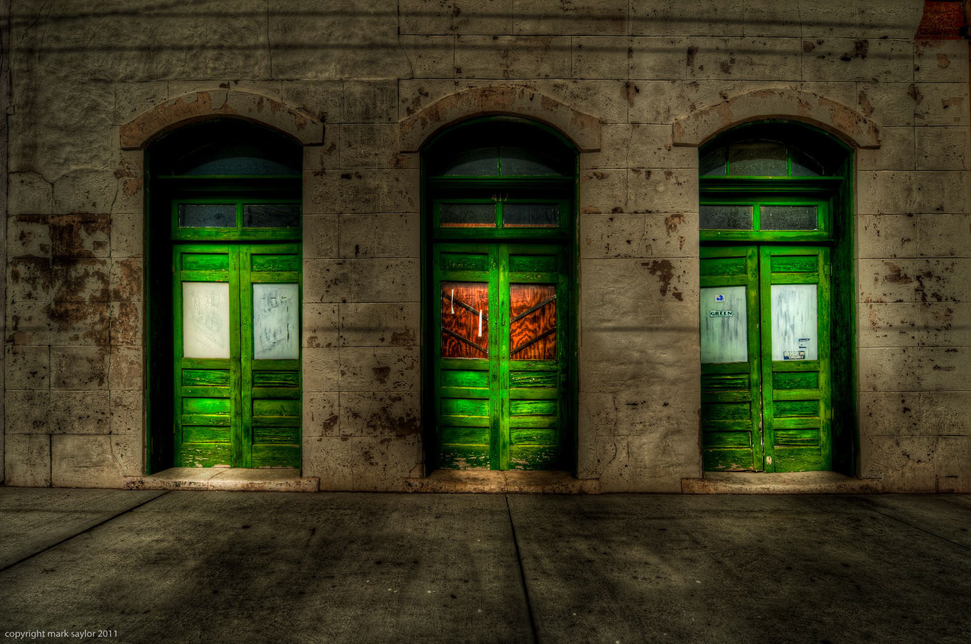 Doors doorway night