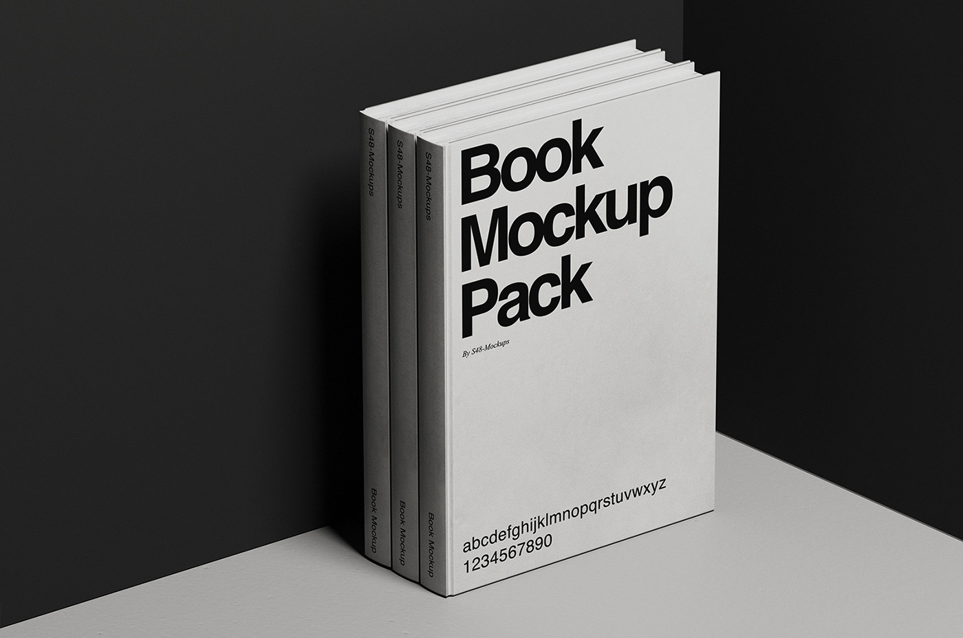 book Mockup design cover magazine minimal simple template download