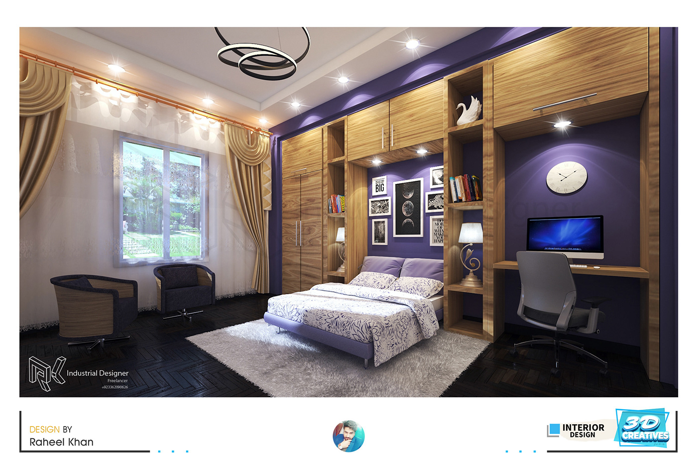 decor designs furniture Interior creatives idesign bedroom livingroom reception YHD