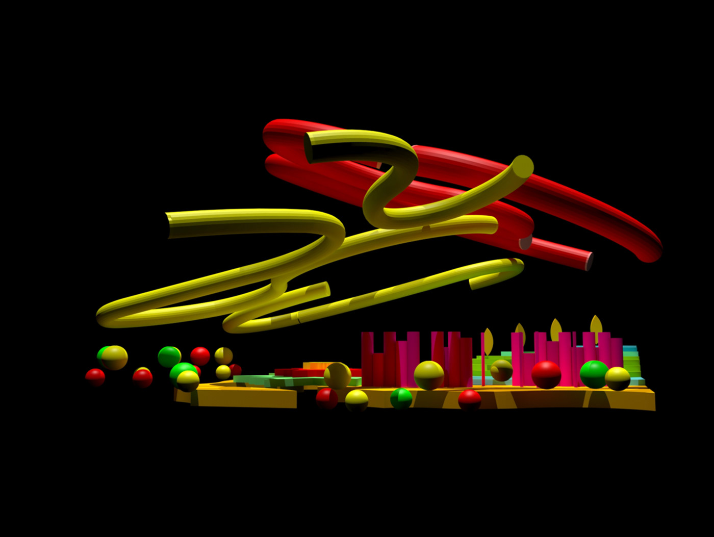 art color creative digital illustration modelling nft rendering visualization