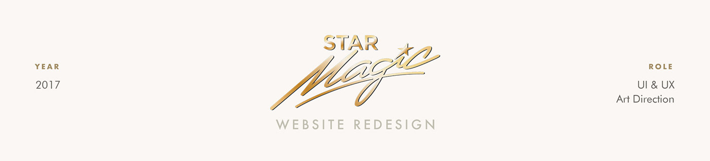 Star Magic philippines UI/UX Web Design  Interaction design  inVISION photoshop web project design art direction 