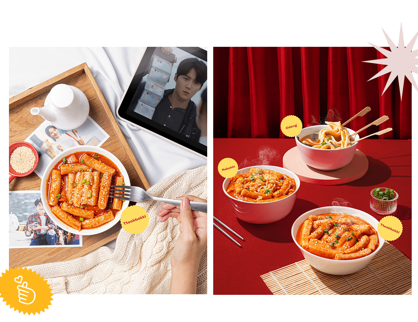 instant food k-pop Korean Food kpop noodles rabokki ramyeon Street Food tteokbokki