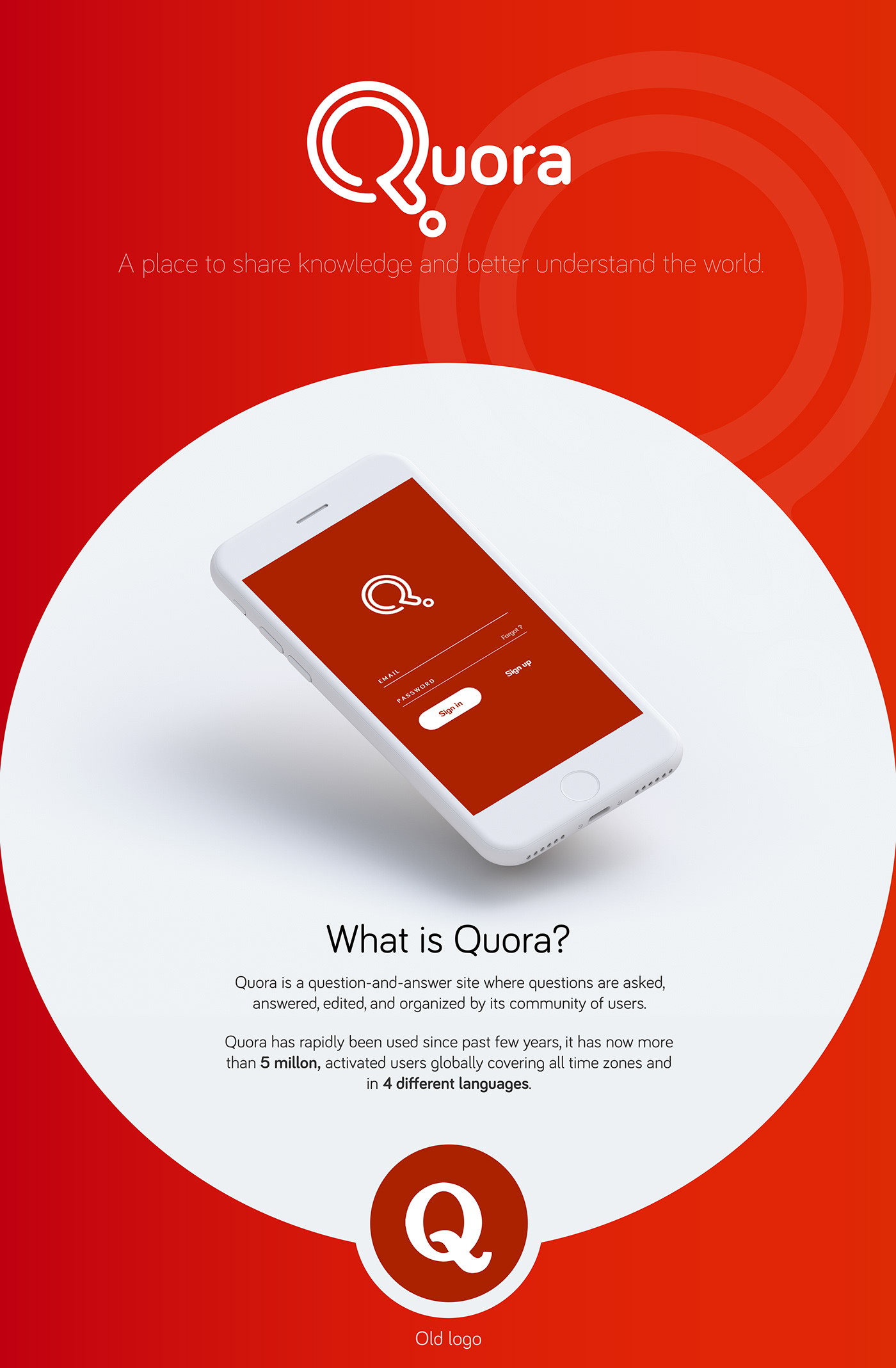 Quora brand identity quora graphic design  Brand Identity Project quora logo redeign Logo design project icon design project Question and Answer question quora