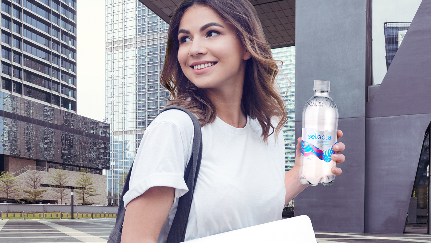 beverage bottle brand identity mineral water Packaging soft drink
