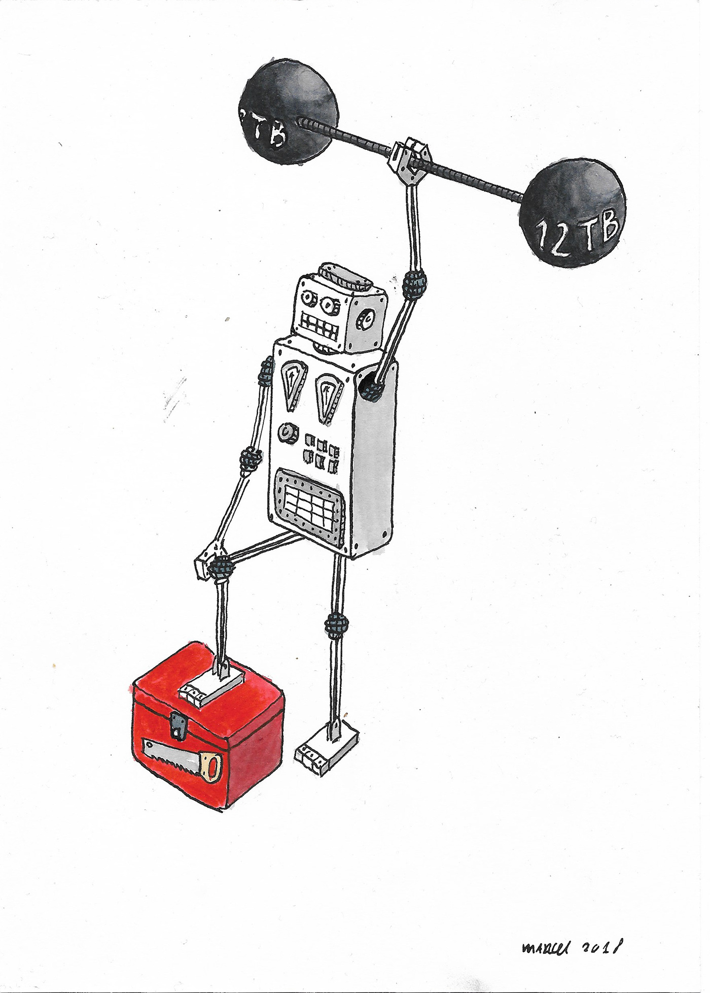 joostmarcellis Drawing  illustratie marcelvandenberg