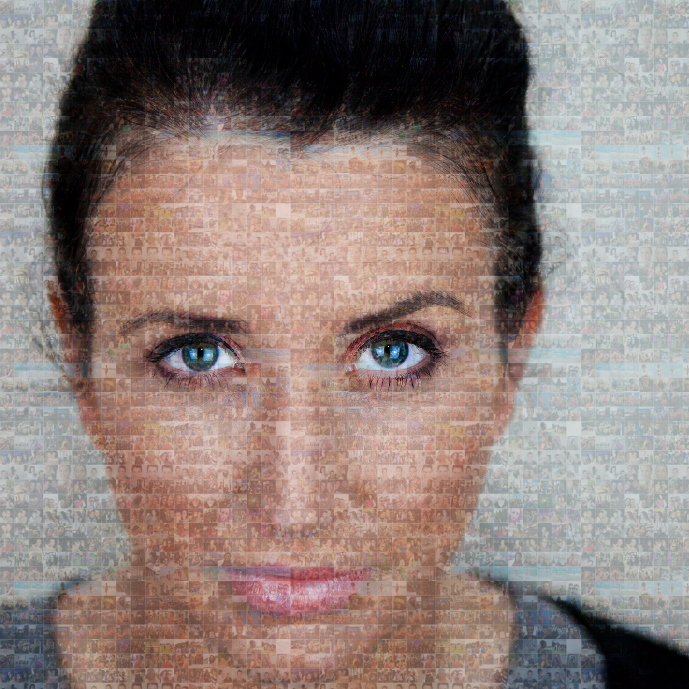 eyes headshot lighting mosaic photomosaic photoshop portrait