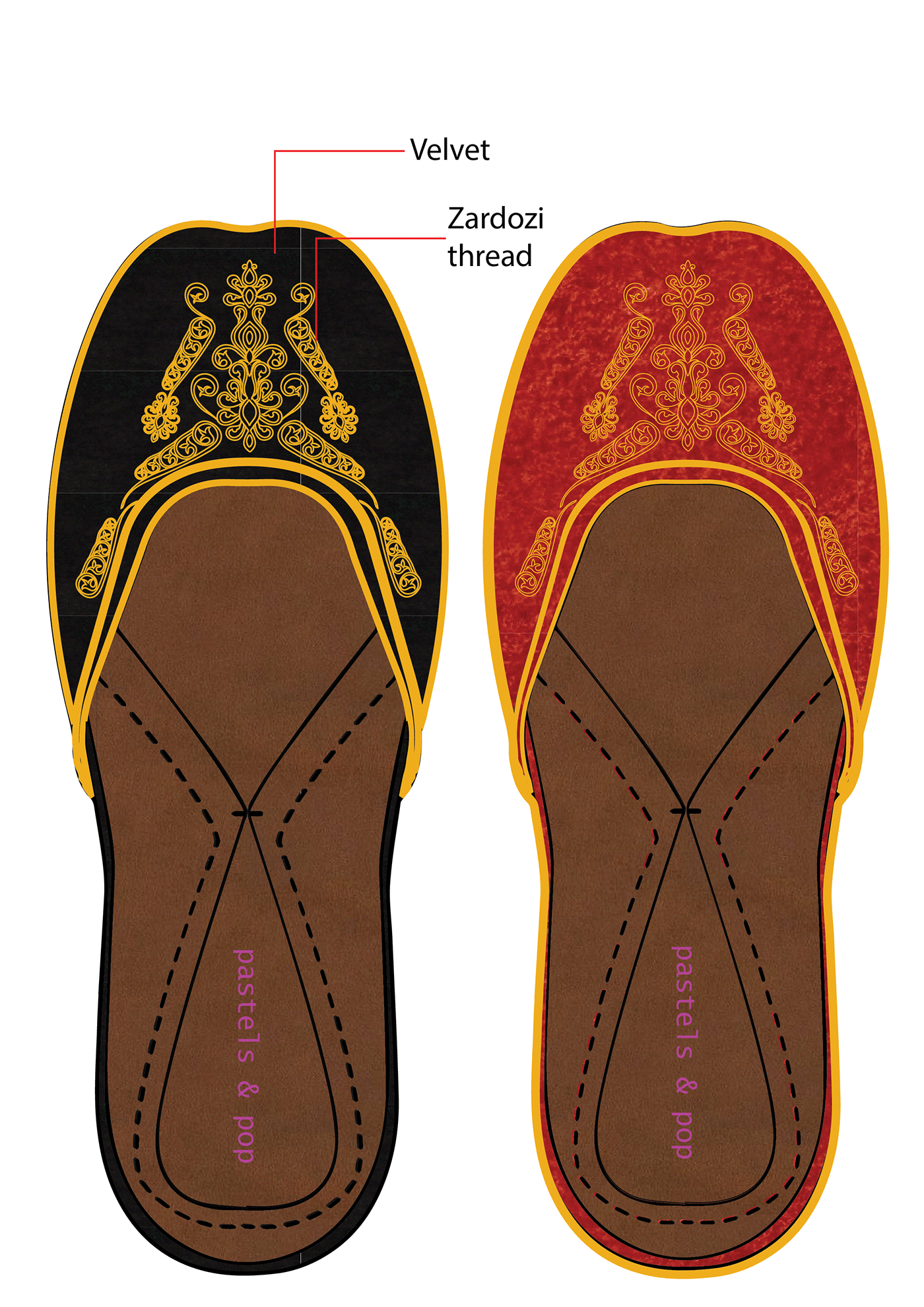design footwear footweardesign handcrafted JUTTI juttis kundan madeinindia makeinindia royal