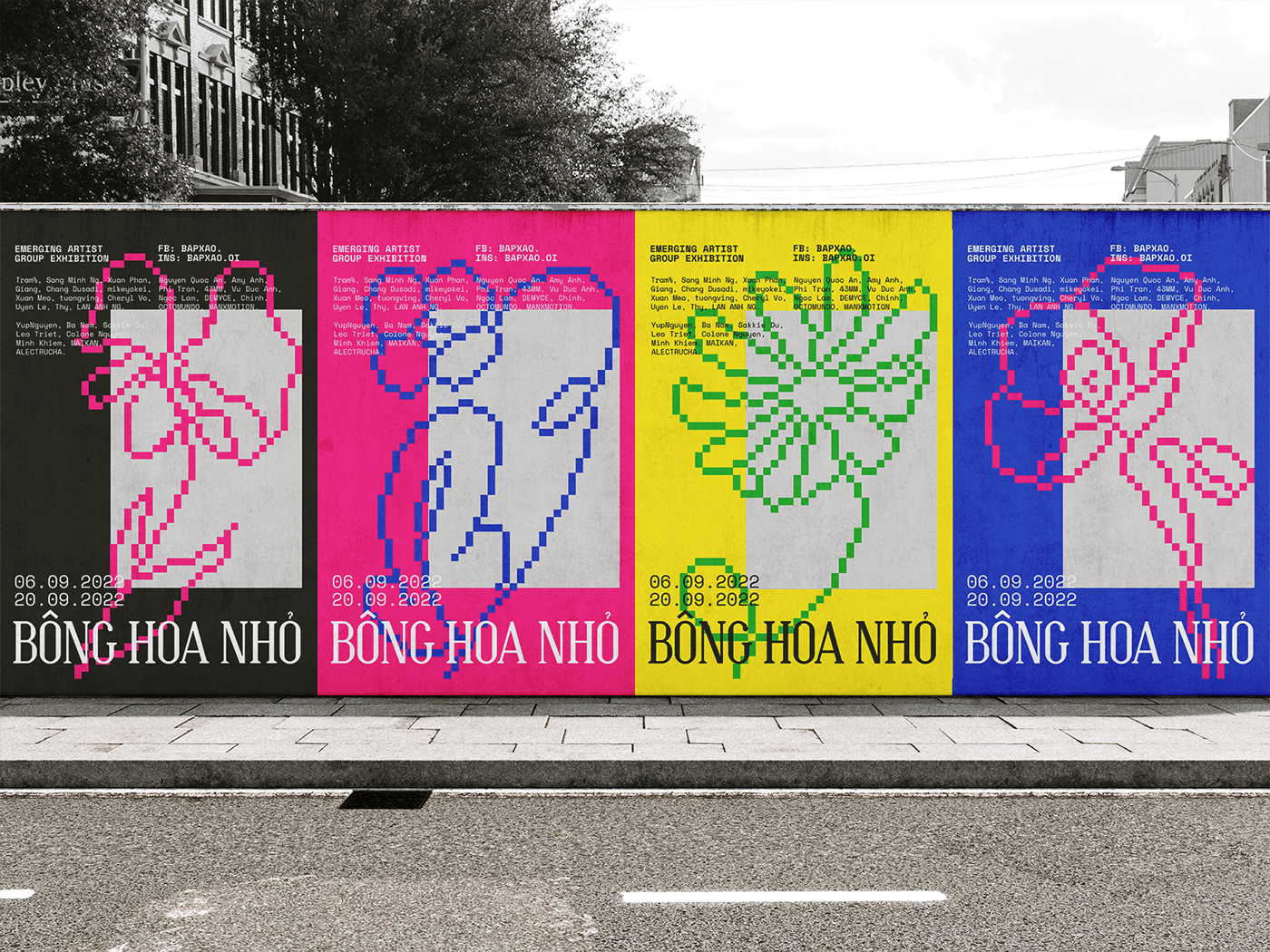 Brand Design brand identity branding  Event Exhibition  Flowers graphic design  poster