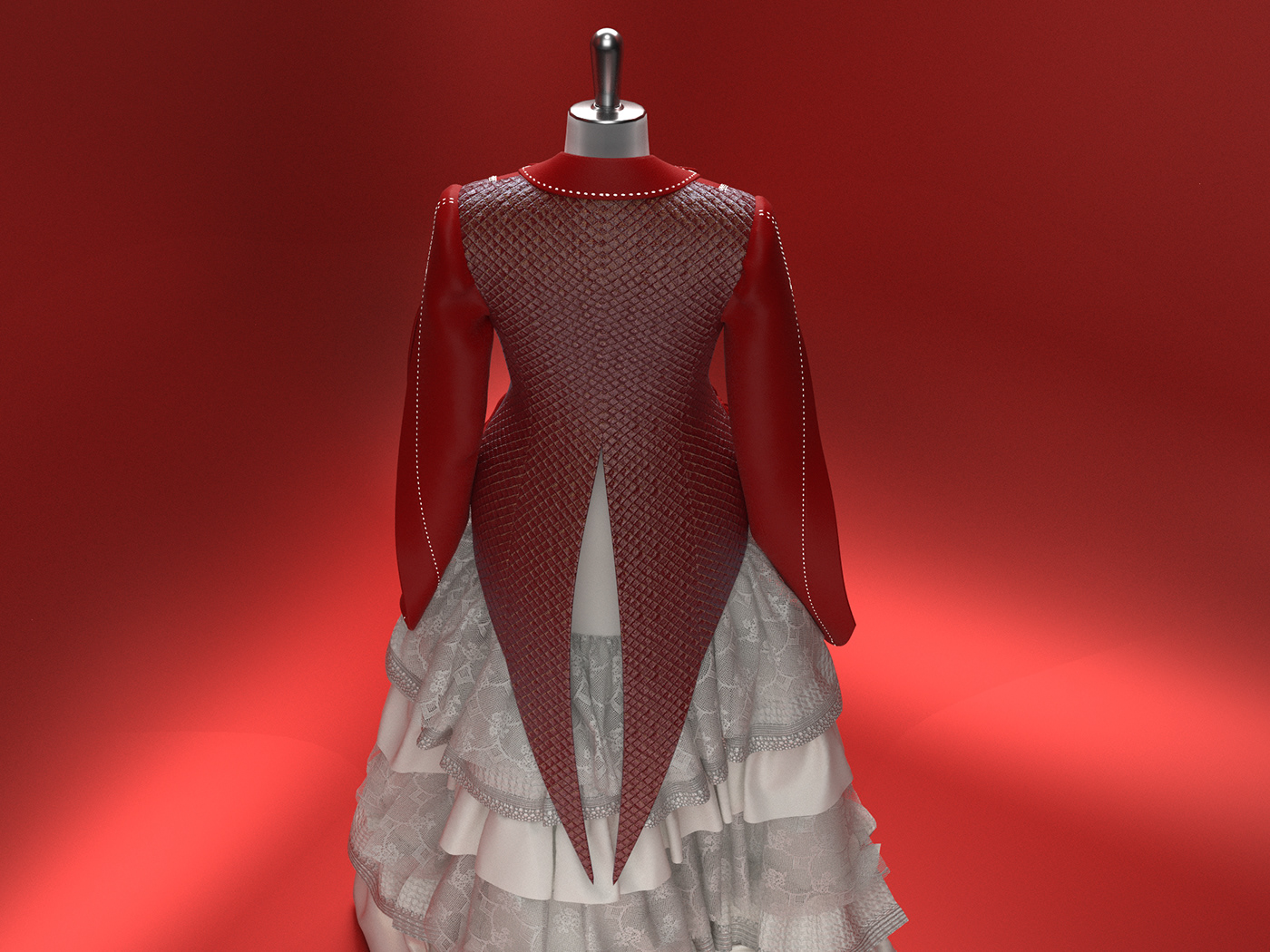 3d fashion art design 3D digital fashion 3D Clo3d 3dmax blender visualization