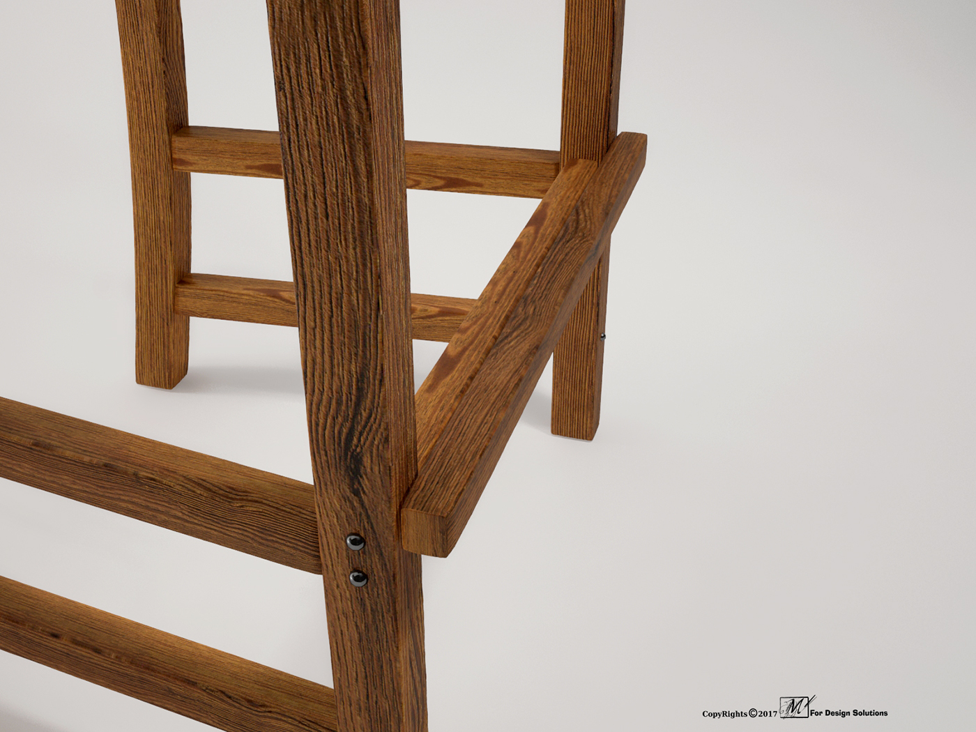 3ds max modeling texturing rendering chair