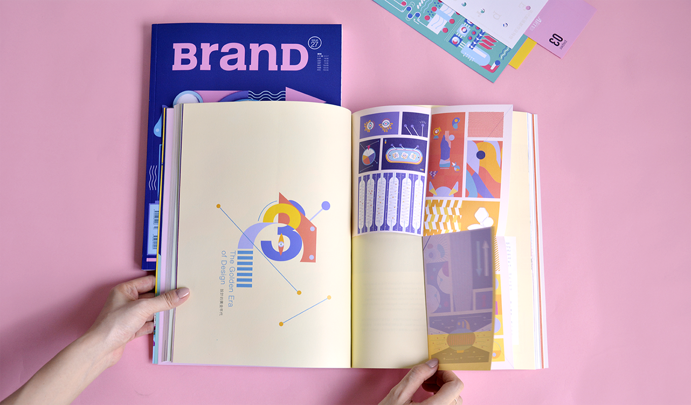 Brand Design magazine Rebrand graphic design history The Golden Era graphic means phototypesetting paste-up