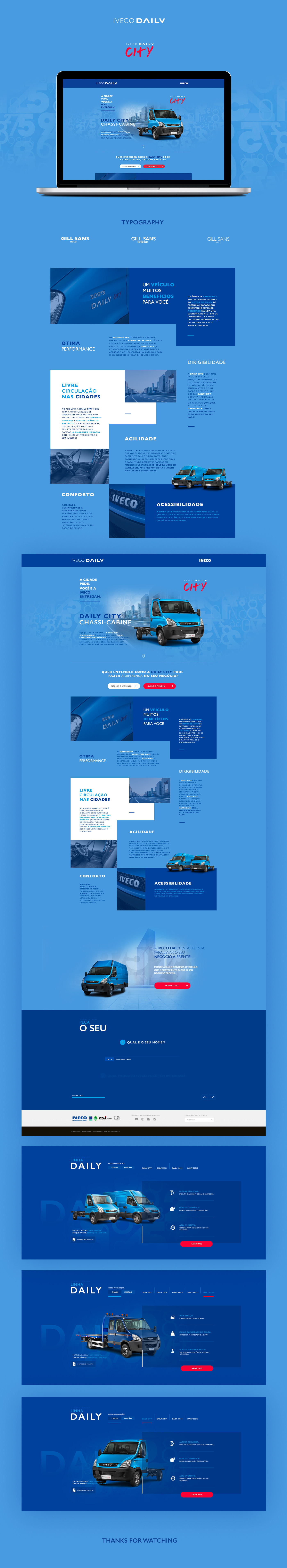 daily daily city IVECO landing page