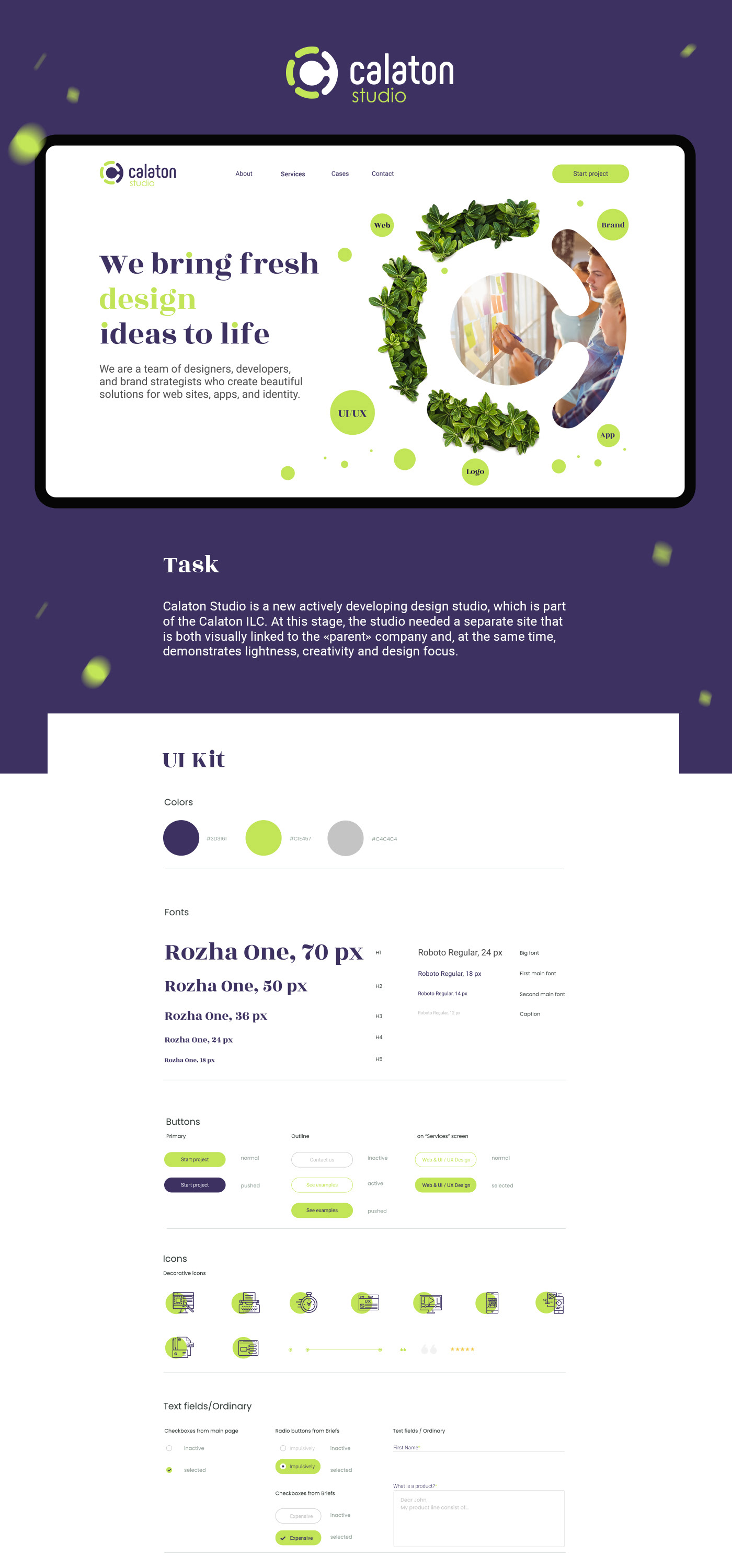 Logotype Style Logo Design Graphic Designer Web Design  Website Figma UI/UX landing page user interface