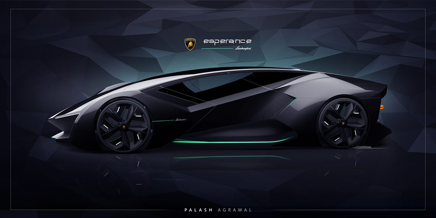 Agile automotive   concept design Dynamic electric exotic lamborghini